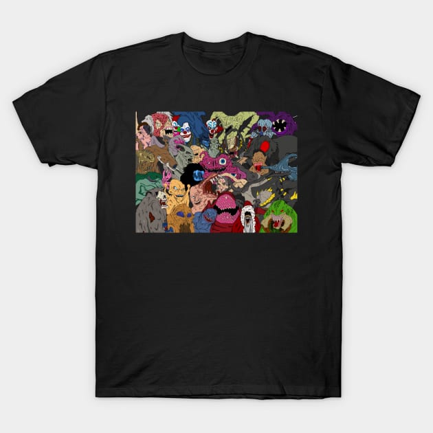 the Mega Monster Mash T-Shirt by Movie Timelines